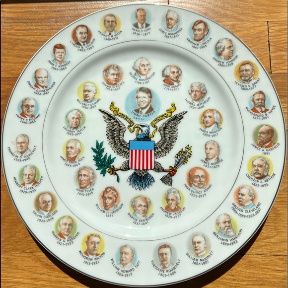 Jimmy Carter collectible plate “200 years of presidents” - commemorative - Picture 3 of 9